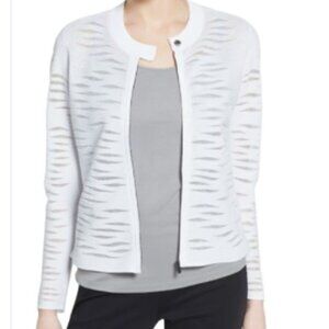 NIC+ZOE | Paper White Textured Waves Jacket